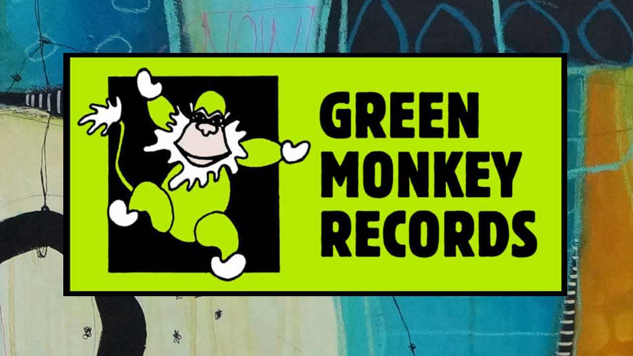 Green Monkey Records website design by DigiGardin