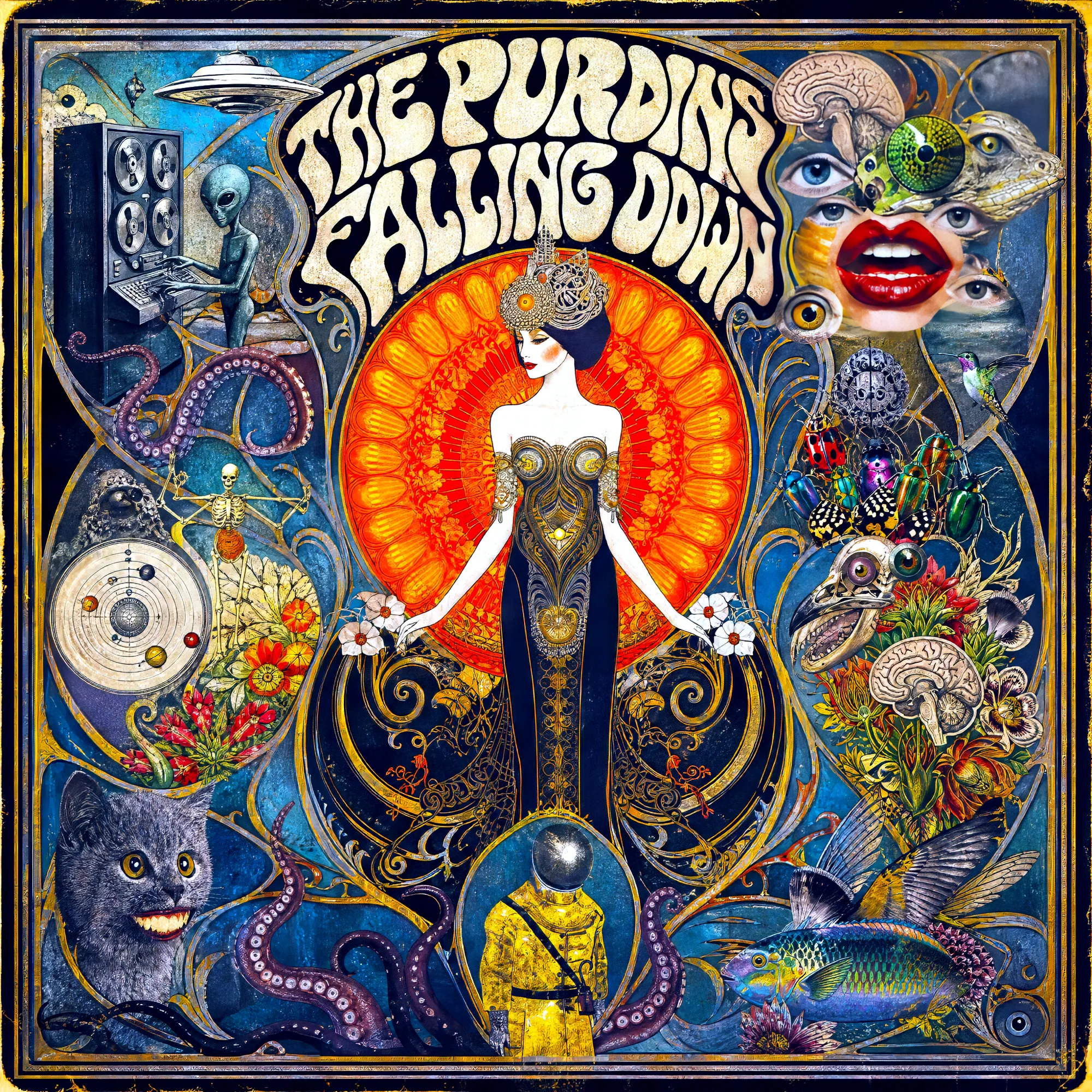 The Purdins: Falling Down · Single cover