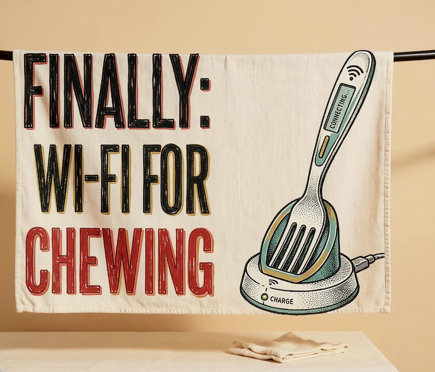 TFL towel: Finally, Wi-Fi for chewing